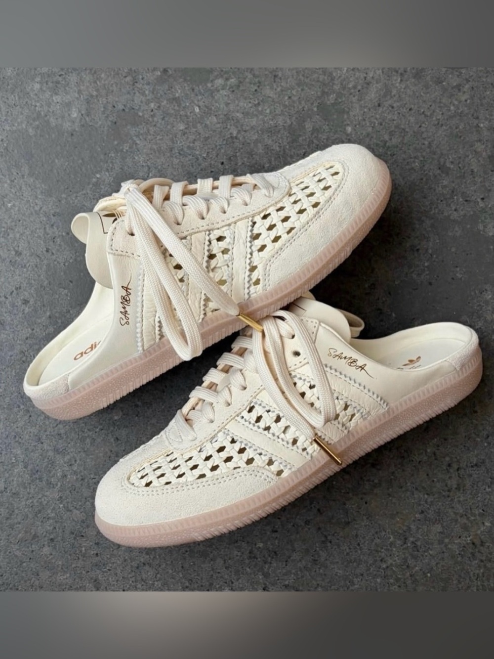 Adidas Samba Woven Mule
